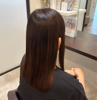 ロング 山下ちひろ/髪質改善 /メンズ/縮毛矯正のヘアスタイル