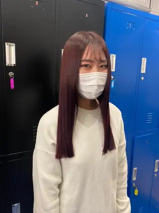 カラー white.梅田 デザインカラー🦄のヘアスタイル