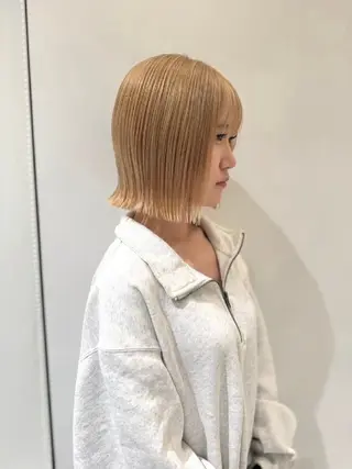 カラー ショート IPPO アカデミーのヘアスタイル
