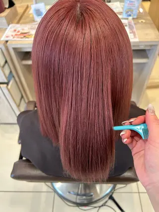 ミディアム カラー Kurumiクルミ ☆のヘアスタイル