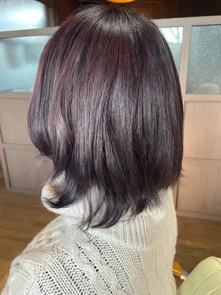 ミディアム カラー メンズ限定／ウェット ヘッドスパ◇ミユキのヘアスタイル