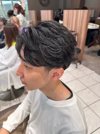 ショート パーマ メンズ メンズ特化/トレンド スタイル/白澤のヘアスタイル
