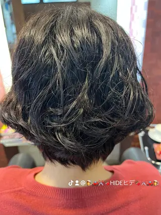 ショート カラー 織田 英之のヘアスタイル