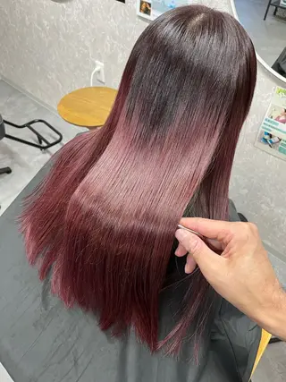 ロング カラー 池田 真衣のヘアスタイル