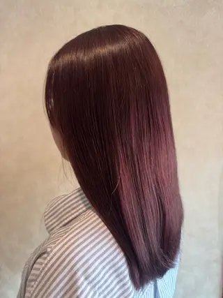 ミディアム 吉永 衣織のヘアスタイル