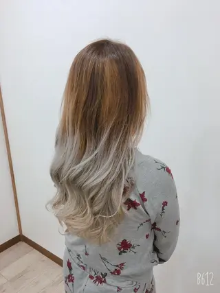 ロング カラー 長塚 翔也のヘアスタイル