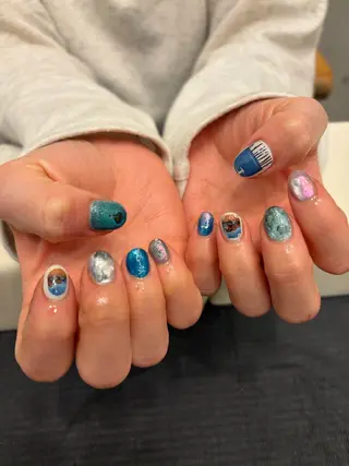 ネイル 爪の絵描き屋 ミテネイルのネイルデザイン