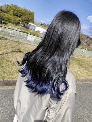 カラー ロング コウスケ rebornのヘアスタイル