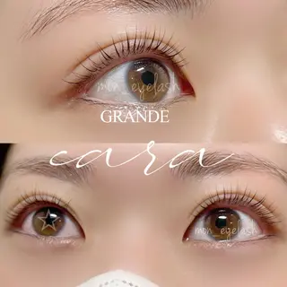 マツエク・マツパ アイブロウ GRANDEcara 栄 Miki🍀のマツエク・マツパデザイン