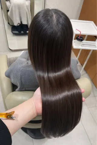 ロング ニュアンスパーマ/ レイヤー/茶屋町のヘアスタイル