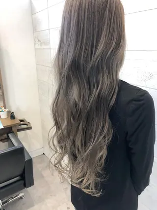 ロング カラー 髪質改善✨透明感 カラー🫧KAORIのヘアスタイル