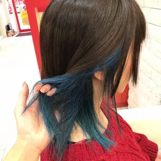 ミディアム カラー 櫻井 なんなのヘアスタイル