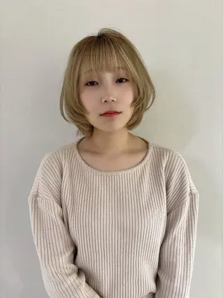 ミディアム yamamoto yutaroのヘアスタイル