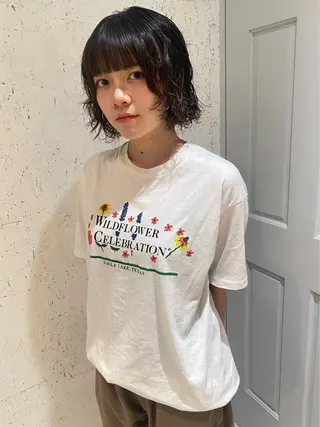 ショート カラー パーマ mai / linoah˚✧のヘアスタイル