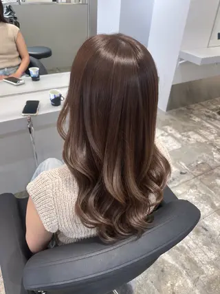 ロング カラー EIGHT梅田 /HADUKIのヘアスタイル