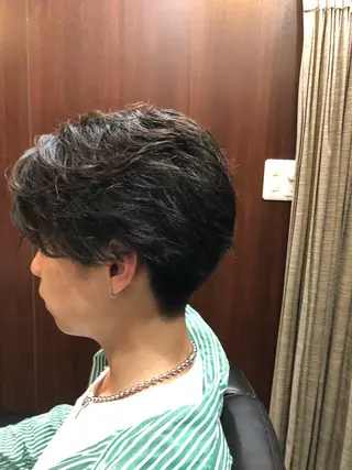 ショート 【パーマ指名No1】 浅野空人のヘアスタイル