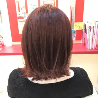 ミディアム カラー 櫻井 なんなのヘアスタイル