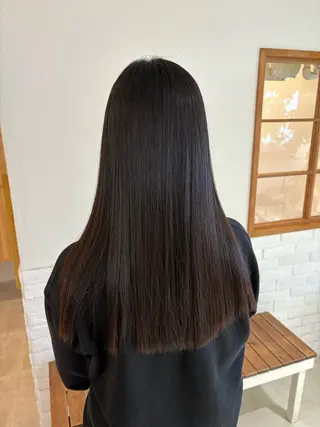 ロング パーマ 大西 杏依のヘアスタイル