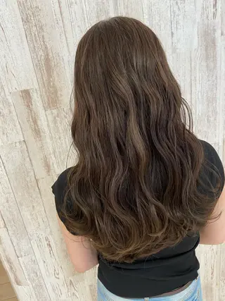 ロング カラー Oopsレイヤー 加藤澄都のヘアスタイル