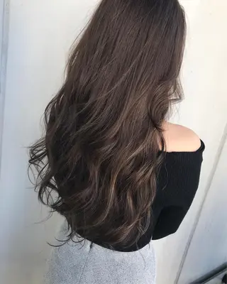 ロング カラー 若杉 諒のヘアスタイル