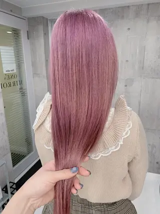 セミロング カラー ヘアアレンジ 💕ブリーチ/ヘアメ 🎀YUUKAのその他イメージ