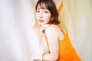 ミディアム カラー newi 池袋のヘアスタイル
