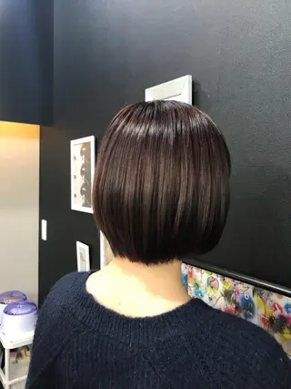 ショート カラー ハイライト/髪質改善 ans/黒木 和大のヘアスタイル