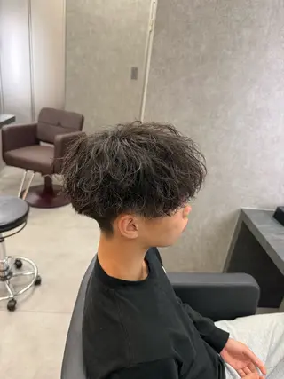 ショート カラー パーマ メンズ メンズ特化 👑YUTAのヘアスタイル