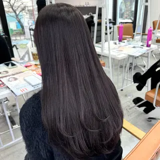 ロング カラー ヘアアレンジ ブリーチなしカラー /新百合ヶ丘/安形翔のヘアスタイル