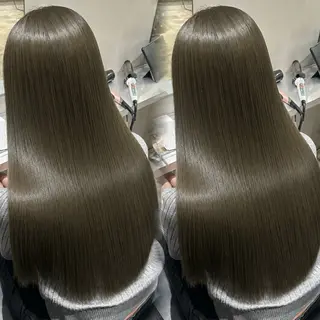 ロング カラー ブリーチなし透明感 カラー🤍ྀིきららのヘアスタイル
