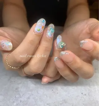 ネイル ネイルルームリッカ 𝐦𝐚𝐲𝐮のネイルデザイン