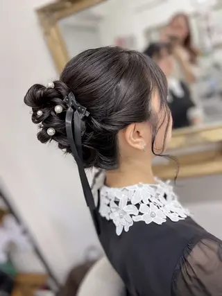 ロング ヘアアレンジ ⭐︎moe 【ヘアメイク🧸】のヘアスタイル