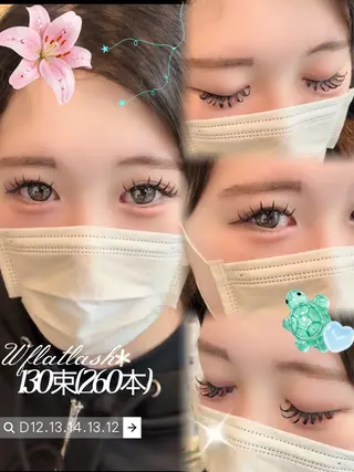 マツエク・マツパ Riru eyelashのマツエク・マツパデザイン