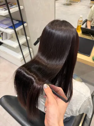 ロング 縮毛矯正/メンズ カット栄 伊藤 翔哉のヘアスタイル