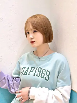 ショート 🍎大人可愛い小顔 ボブ🍏shioのヘアスタイル
