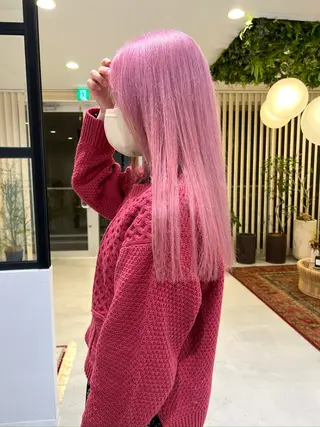 ロング カラー 重松 丈博のヘアスタイル
