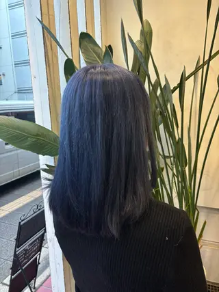 セミロング 【ハイトーン特化】 🦋森山陽向/大宮のヘアスタイル