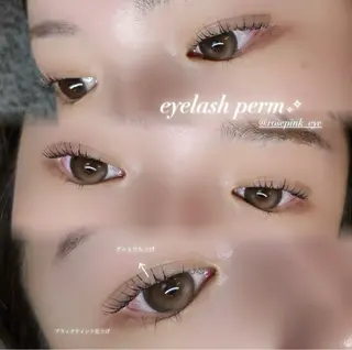 マツエク・マツパ rose pink MIYUのマツエク・マツパデザイン