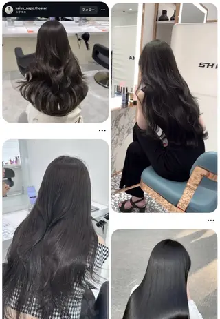 カラー 佐野 叶羽のヘアスタイル