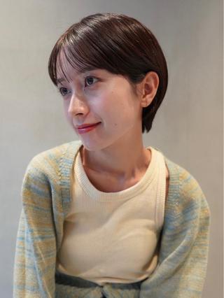 ショート 三浦澪矢/ ショートカットモデルのヘアスタイル