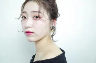 ショート パーマ ヘアアレンジ 川上 智汐のヘアスタイル