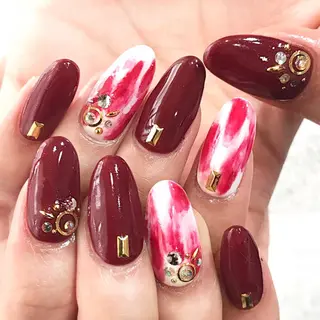ネイル 渋谷/チップ長さ出し 👑アプレgel-xのネイルデザイン