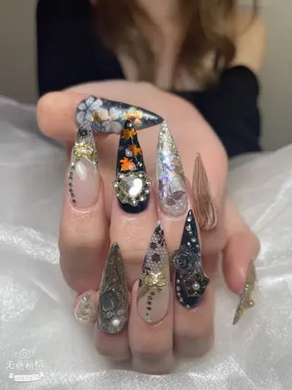 ネイル MoMoA Nail ネイル長さ出し専門店のネイルデザイン