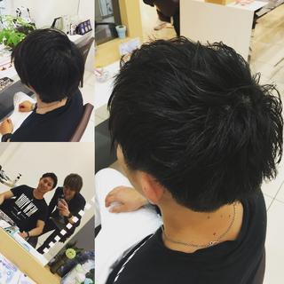 ショート 植田 敬太のヘアスタイル