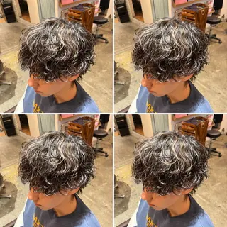 パーマ メンズ メンズパーマ特化 店長望月謙二郎のヘアスタイル