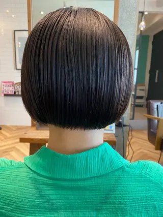 ショート カラー 🌈髪質改善🌈 過去の1艶サラ体験✨のヘアスタイル