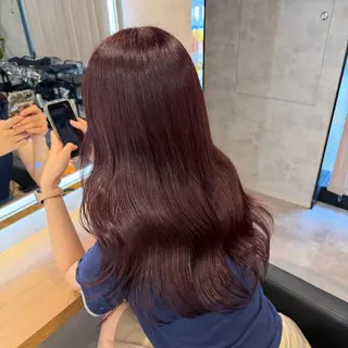 カラー 暖色/透明感カラー 🤍yuzuho🫧のヘアスタイル