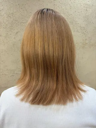 セミロング KAZU satokoのヘアスタイル