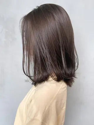 ミディアム カラー パーマ ヘアアレンジ ITbyALBUM 八王子店のヘアスタイル
