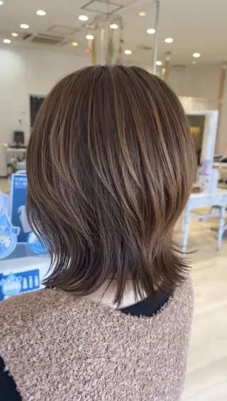 カラー メンズ ミディアム 深田 和瑛のヘアスタイル